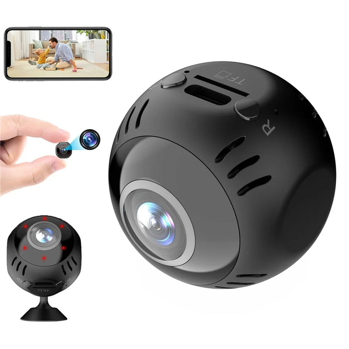 L30 1080P WiFi Camera 180 Degree Wide Angle Mini Security Camera with Night Vision Motion Detection - 1