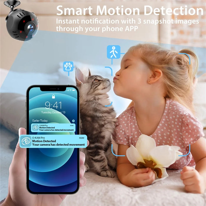 L30 1080P WiFi Camera 180 Degree Wide Angle Mini Security Camera with Night Vision Motion Detection - 5