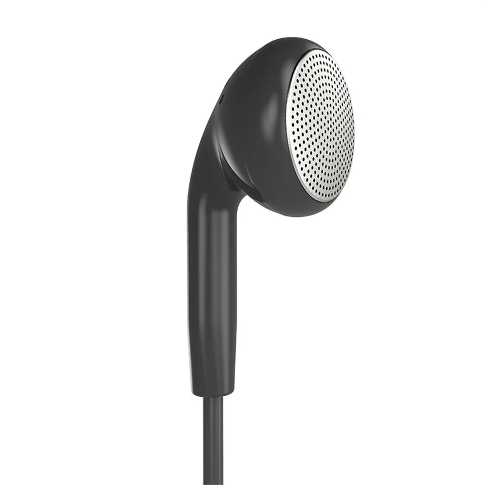 608 Single Ear Headphone with Microphone Hands Free Calling Mono Earphone for Driver - 3.5mm L Shape Interface - 4