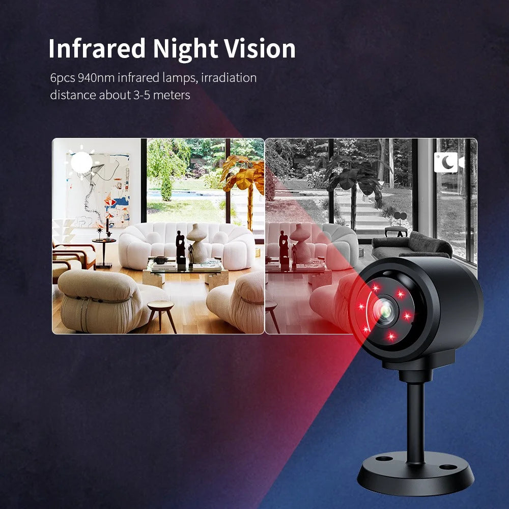 C1 WiFi Security Camera Night Vision Motion Detection 130 Degree Wide Angle Video Camera - 5