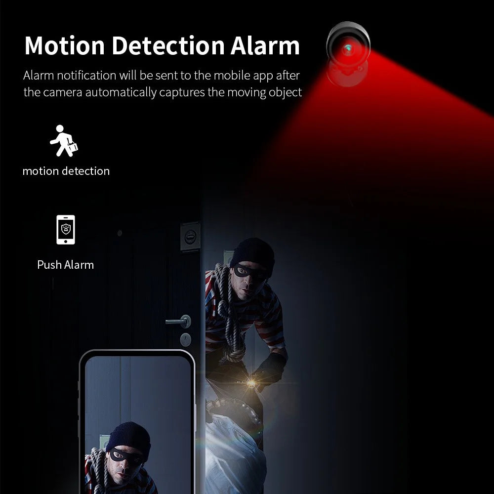C1 WiFi Security Camera Night Vision Motion Detection 130 Degree Wide Angle Video Camera - 6