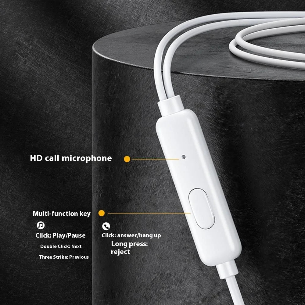 WEKOME YB05 Kinkong Series 3.5mm Interface 1.2m Wired Earphones Semi In Ear Headphones - 4