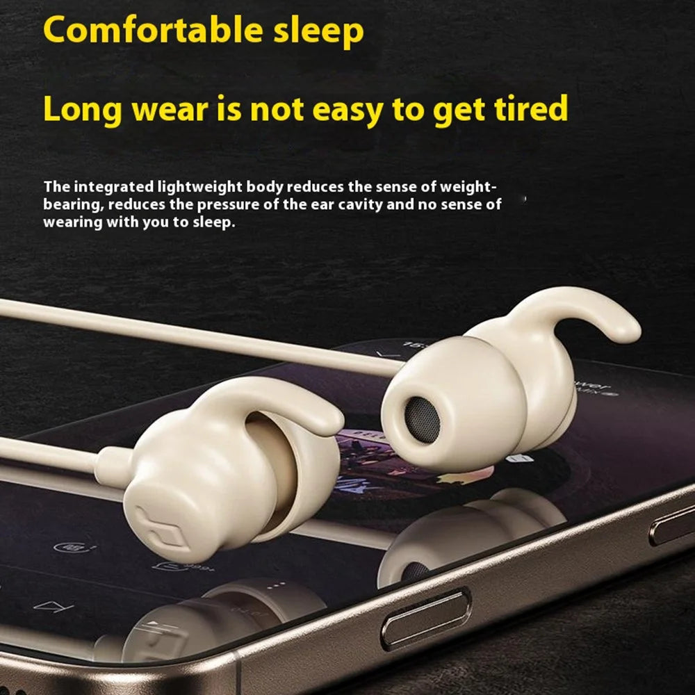 WEKOME YB07 Kinkong Series 3.5mm Plug Wired Earphones Sleep Music Call Earbuds - Black - 6