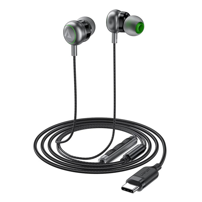 ACEFAST L5 USB-C Wired Earphone with Mic Clear Sound In Ear Headphone - 1