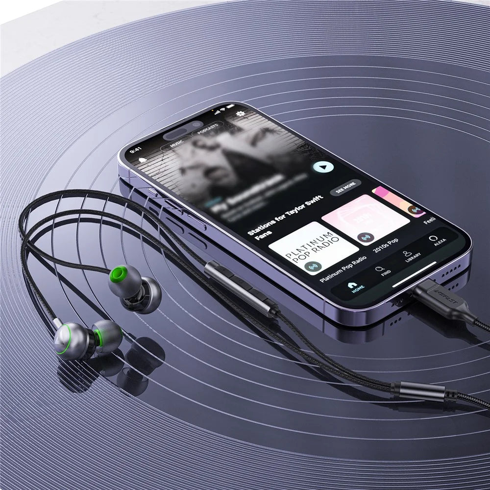 ACEFAST L5 USB-C Wired Earphone with Mic Clear Sound In Ear Headphone - 5