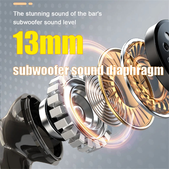 VSIDEA A88S Wireless Bluetooth-Compatible Earbuds Low Latency Deep Bass Semi In Ear Headphones - Orange - 6