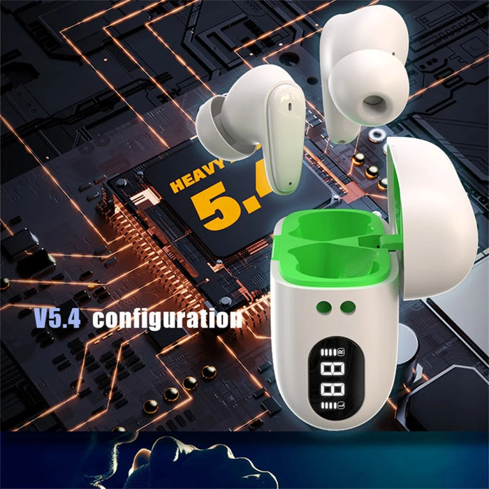 VSIDEA A32S Wireless Earbuds IPX4 Waterproof Bluetooth-Compatible Deep Bass In Ear Headphones - White - 4
