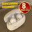 VSIDEA A91S ENC Noise Cancellation Wireless Earbuds Bluetooth-Compatible Headphones with Dual Mic - White - 2