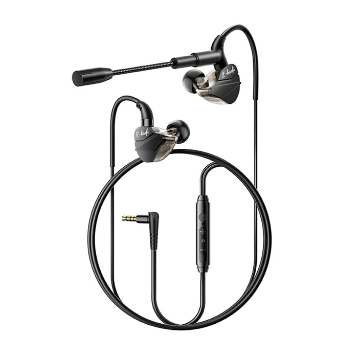 ESSAGER G62 Gaming Earphones 3.5mm Wired In-Ear Headphones with Microphone / Inline Controls - 1