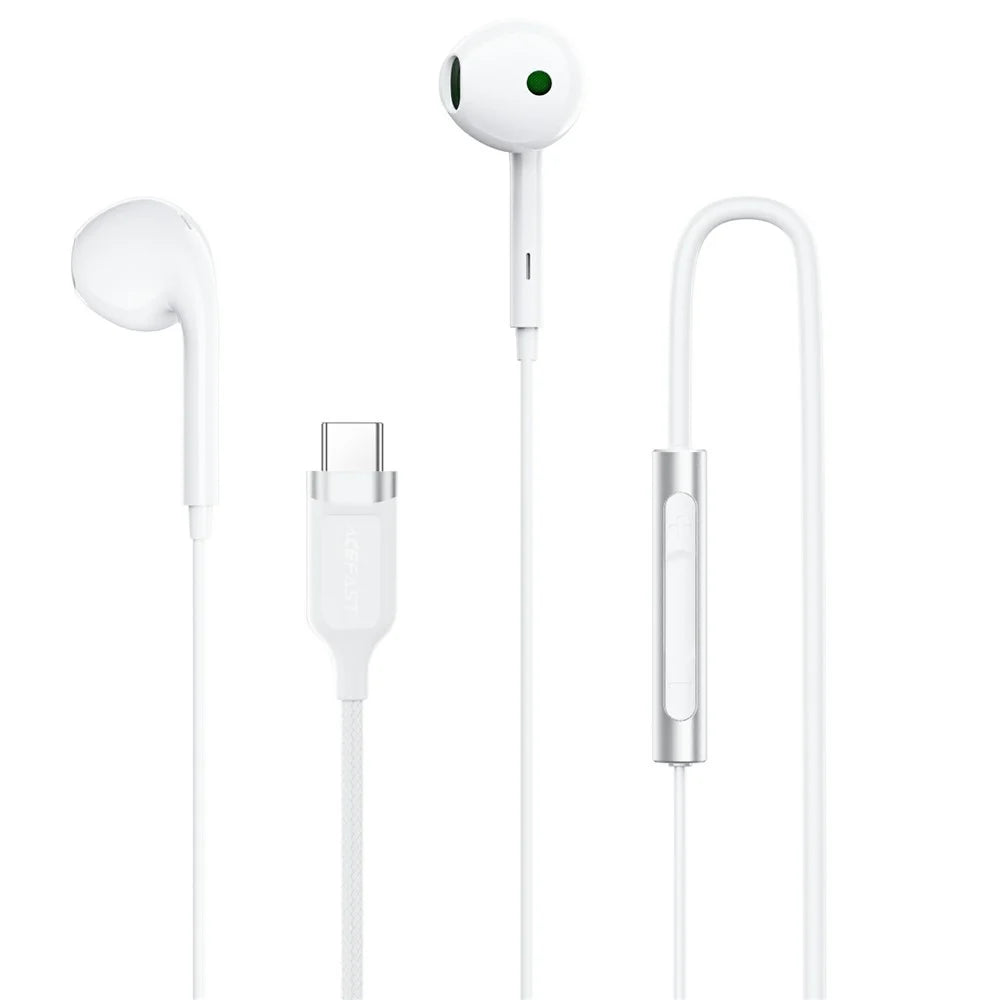 ACEFAST L7 USB-C Semi In-Ear Wired Earphones USB-C Headphones with Microphone for Mobile Phones / Tablets - 1