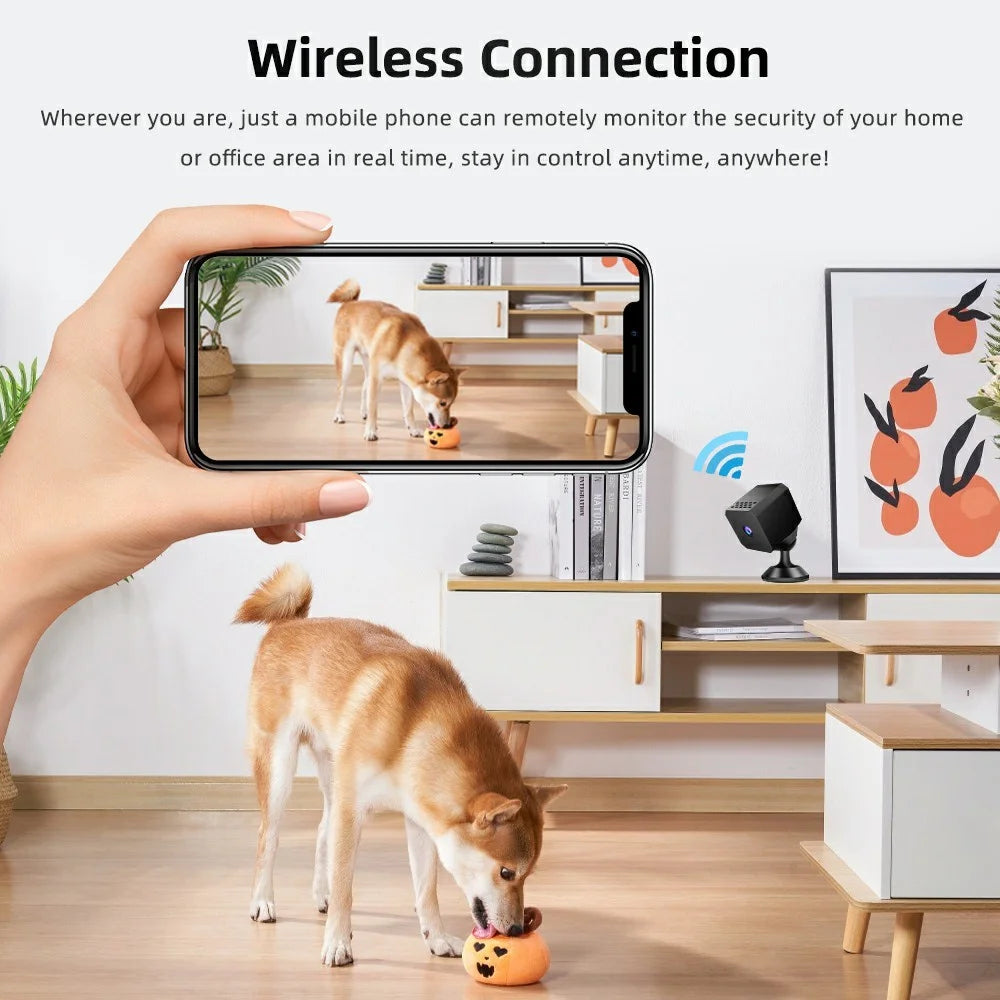 F1 Motion Detection WiFi HD Night Vision Camera Remote Viewing 1080P Wireless Security Cam - 3