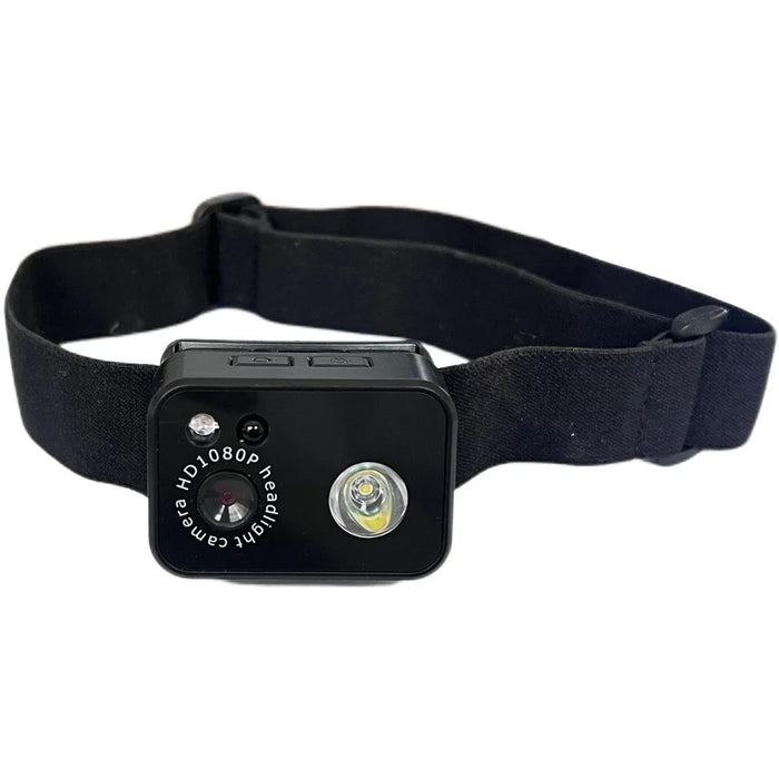 D7 Outdoor Portable HD Headlamp Camera 1080P Video Recording Smart Sensor LED Light with 32GB Card - 1