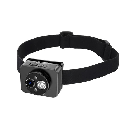 D8 Outdoor Portable HD Head Mounted Camera Sports 1080P Video Recording LED Headlight - 1