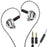 TRN Shell Shape In Ear Monitor HiFi Earphones Four Driver Music Headphones with Detachable Cable - with Mic - 1