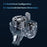 TRN In Ear Wired Headphones with 2 Pin Detachable Cable HiFi Sound 8 Hybrid Driver Earphones - 3.5mm / without Mic - 2