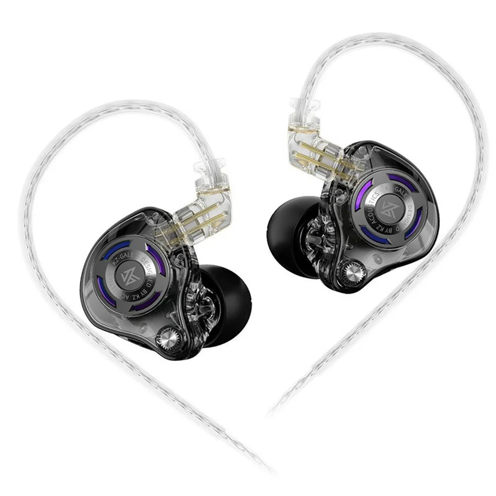 KZ Gale HiFi Gaming Earphones Dynamic Driver Audiophile Sound Quality In-Ear Headsets with Detachable Cable - without Microphone - 1