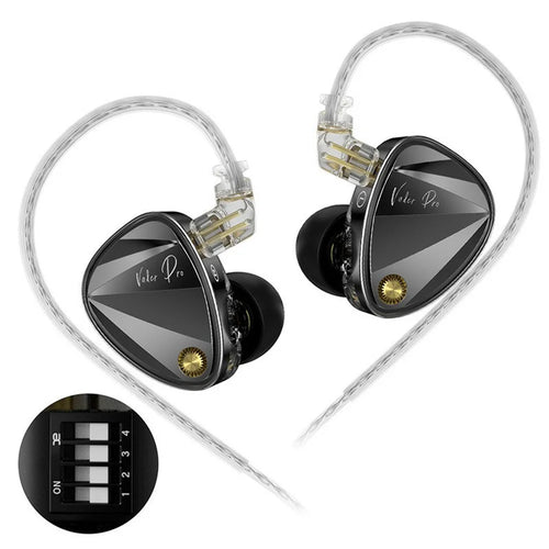 KZ Vader Pro High-End 6-Driver Dynamic In-Ear Earphone Balanced Sound Wired Tuning Headsets - without Microphone - 1