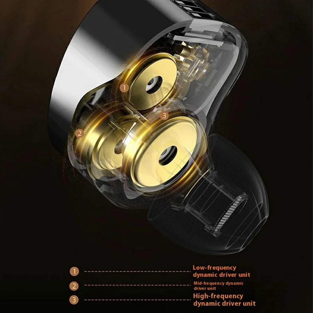 KZ Vader Pro High-End 6-Driver Dynamic In-Ear Earphone Balanced Sound Wired Tuning Headsets - without Microphone - 2