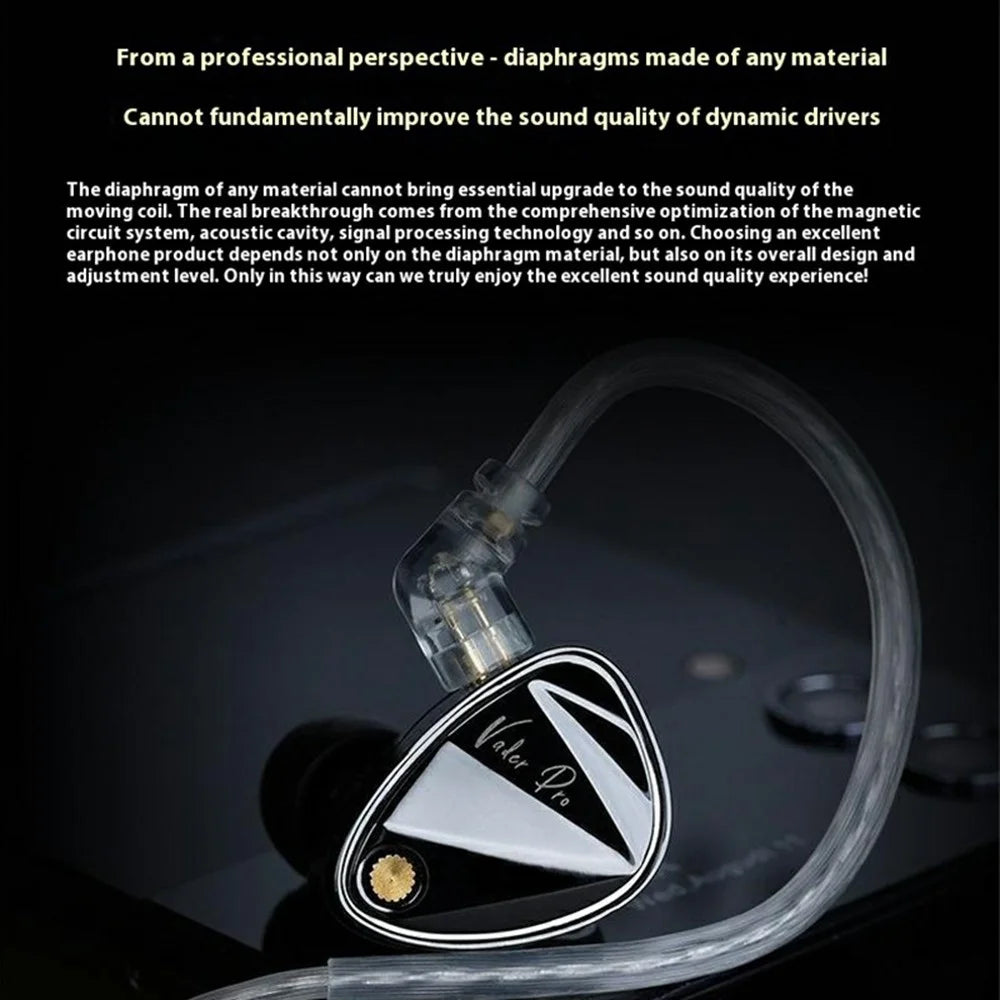 KZ Vader Pro High-End 6-Driver Dynamic In-Ear Earphone Balanced Sound Wired Tuning Headsets - without Microphone - 5