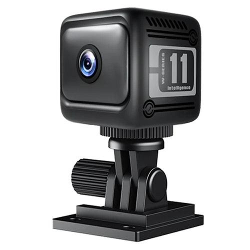 W11 WiFi Mini Camera HD Night Vision Wireless Security Camera with Motion Detection for Home Surveillance - Black - 1