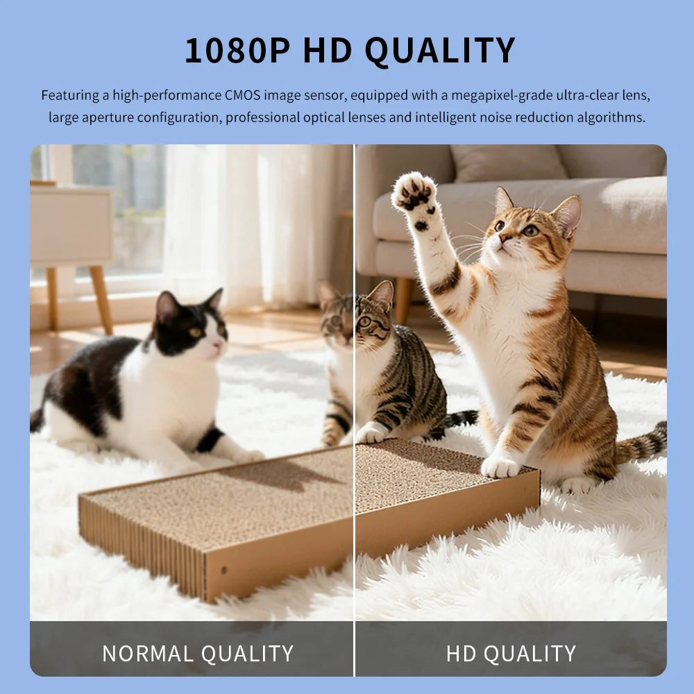 W11 WiFi Mini Camera HD Night Vision Wireless Security Camera with Motion Detection for Home Surveillance - Black - 7