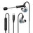 ESSAGER Type-C Karaoke Earphones with Built-in Sound Card Real Time Monitoring In-ear Headphones - Black - 4