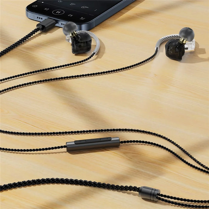 ACEFAST L11 USB-C HiFi Wired Earphones Detachable Cable with Microphone for Audio - 6