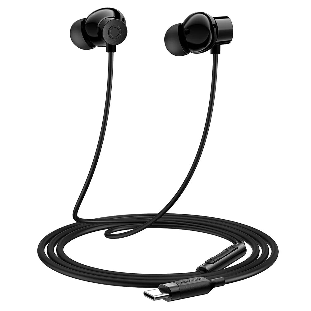 ACEFAST L10 USB-C Wired Earphones In-Ear Soft Silicone Cable Control Earphone with Mic for Phones / Tablets - 4