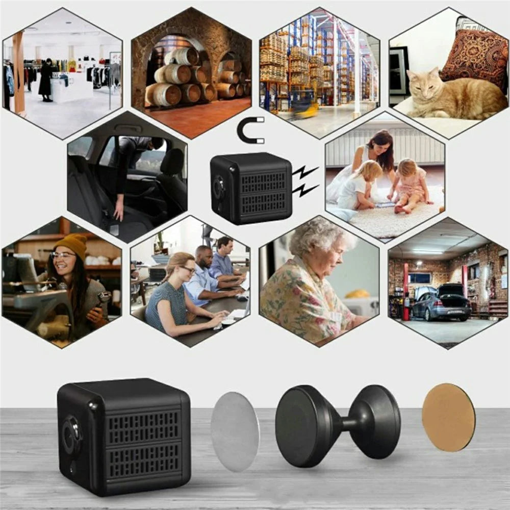 A19 Bluetooth-Compatible Wireless WiFi Camera 1080P HD Infrared Night Vision Camera with Motion Detection Alarm for Home - 3