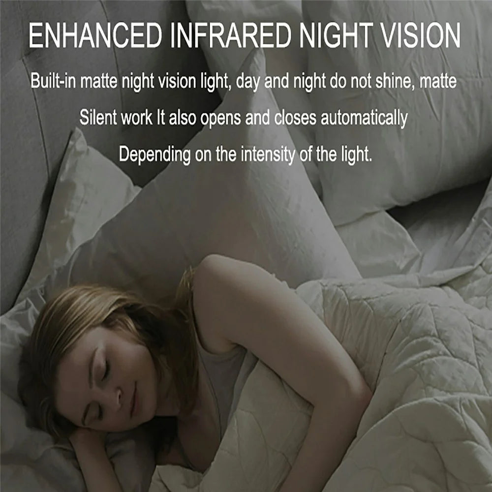 A19 Bluetooth-Compatible Wireless WiFi Camera 1080P HD Infrared Night Vision Camera with Motion Detection Alarm for Home - 4