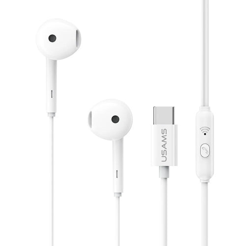 USAMS SJ771 EP-50 1.2m Type-C Digital Wired Earphones Semi-in-ear Earphones with Microphone - 1