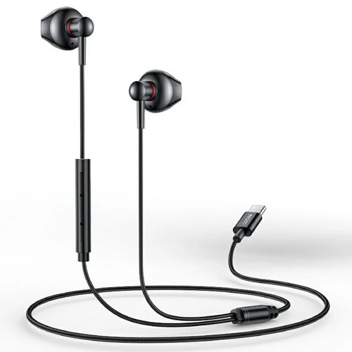 YESIDO YH49 Type-C Digital Earphones Lossless Audio Wired Earbuds for Desktop / Notebook / Tablet / Cell Phone - Black - 1