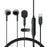 ACEFAST L12 USB-C Semi In-Ear Karaoke Wired Earphones Built-In Microphone for Live Streaming  /  Recording  /  Gaming - Black - 1