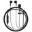 ACEFAST L12 USB-C Semi In-Ear Karaoke Wired Earphones Built-In Microphone for Live Streaming  /  Recording  /  Gaming - Black - 2