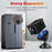 W05 Mini WiFi Security Camera 1080P HD 130 Degree Wide Angle Night Vision Motion Detection for Home Pet Monitoring - Black - 6