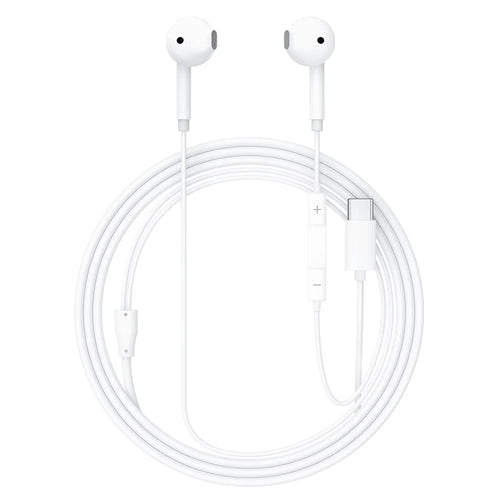 ACEFAST L13 USB-C Semi-in-ear Wired Earphone HD Microphone 3-Button Control Headphone - White - 1