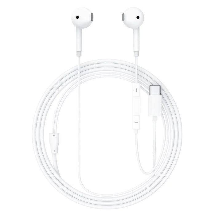 ACEFAST L13 USB-C Semi-in-ear Wired Earphone HD Microphone 3-Button Control Headphone - White - 1