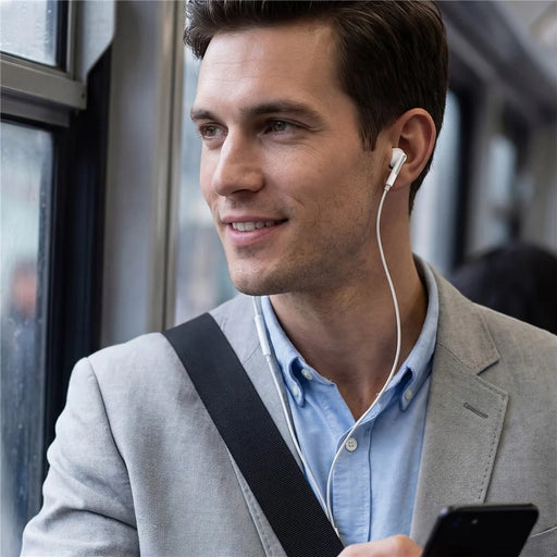 ACEFAST L13 USB-C Semi-in-ear Wired Earphone HD Microphone 3-Button Control Headphone - White - 2
