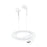 ACEFAST L13 USB-C Semi-in-ear Wired Earphone HD Microphone 3-Button Control Headphone - White - 7