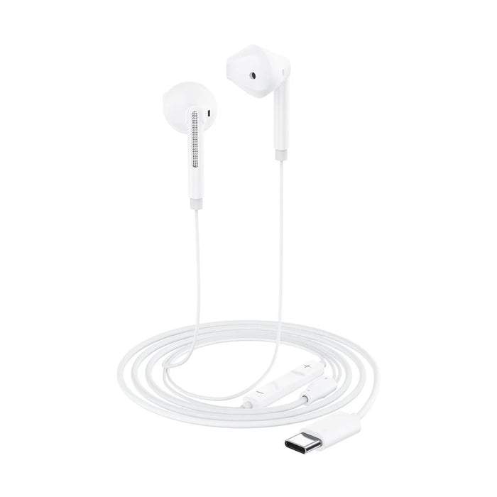 ACEFAST L13 USB-C Semi-in-ear Wired Earphone HD Microphone 3-Button Control Headphone - White - 7