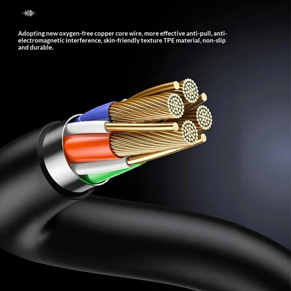 ERAZER EY03 Pro Wired Earphones with Mic Type-C Semi-In-Ear Headphones for Gaming - 5