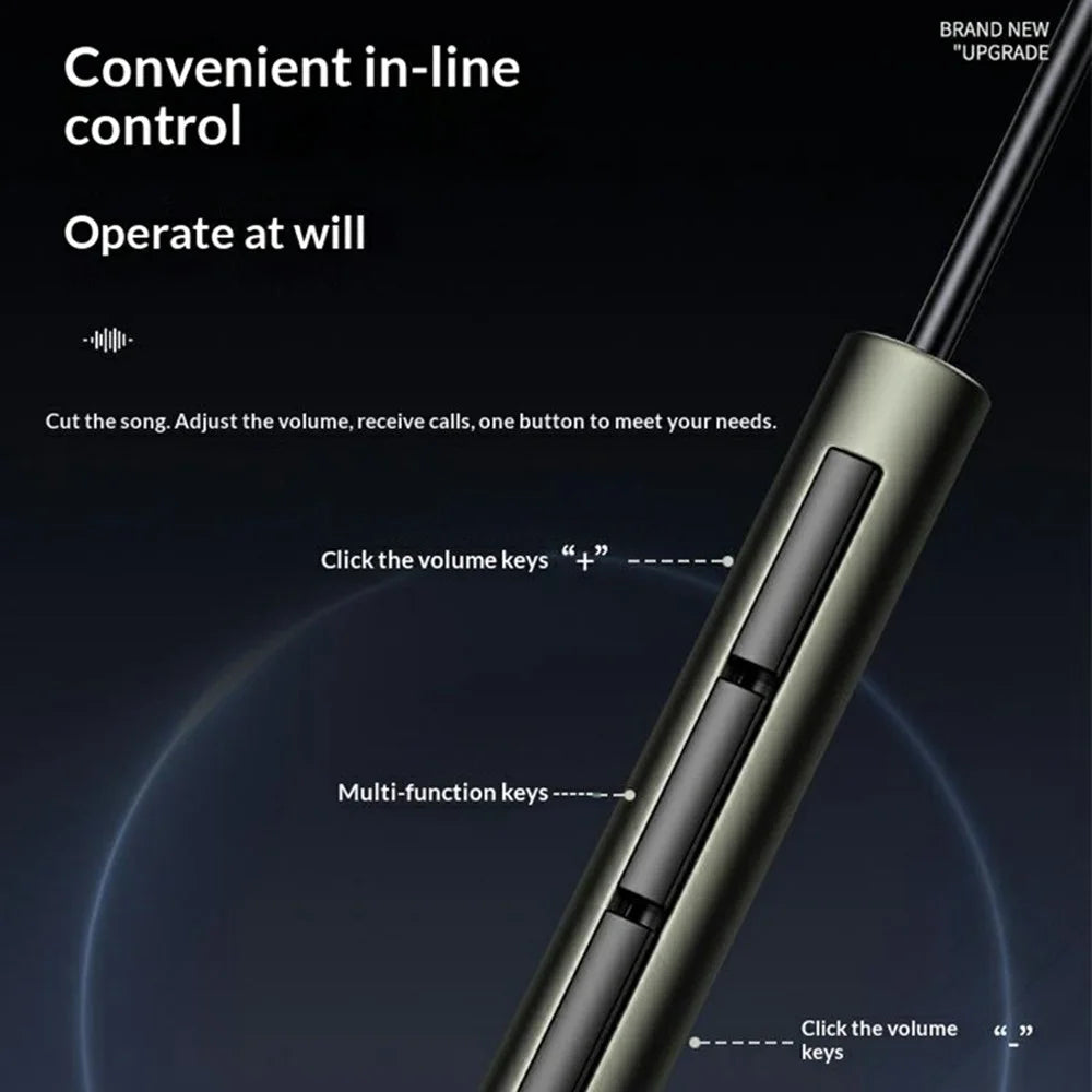ERAZER EY03 Pro Wired Earphones with Mic Type-C Semi-In-Ear Headphones for Gaming - 7