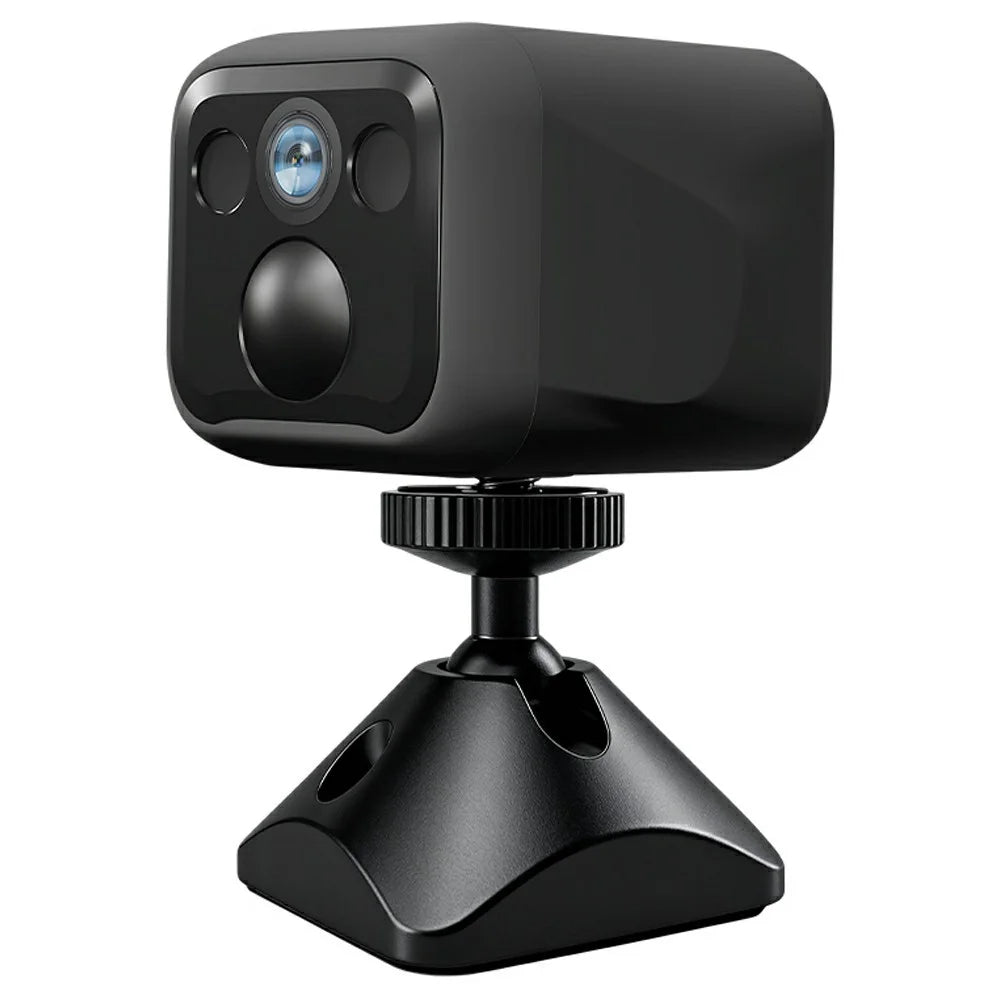 B01 Mini WiFi Security Camera 3MP HD 1080P Night Vision PIR Human Detection Wireless Safety Camera for Home Outdoor - Black - 1