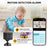 W10 WiFi HD Mini Security Camera Night Vision Motion Detection 1080P Indoor Surveillance Camera - Black - 4