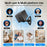 W09 WiFi HD Mini Night Vision Camera 720P Security Cam Motion Detection for Home Office - Black - 5