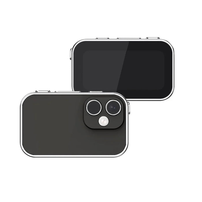 D03 Single Lens Magnetic Thumb Camera 2K Auto Focus 120 Degree Wide Angle 16X Zoom Pocket Camcorder for Sports - Black - 1