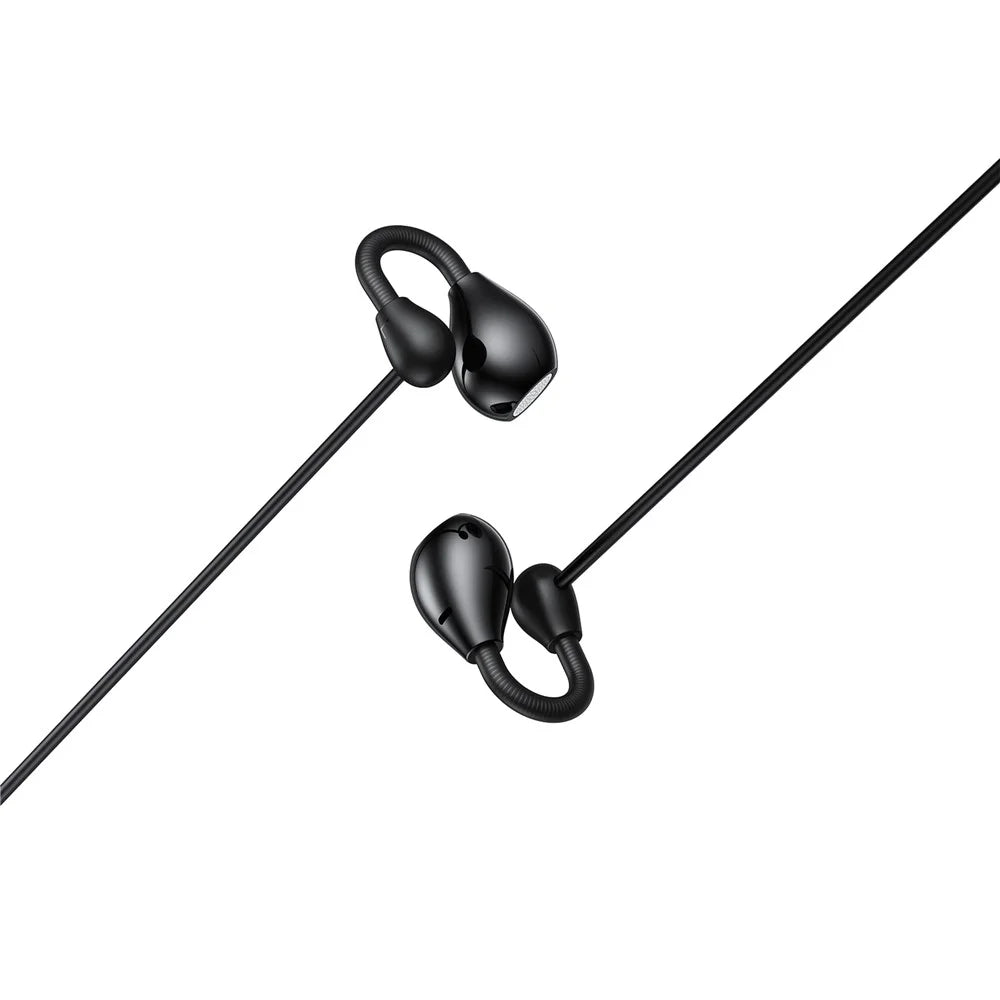 ACEFAST L16 USB-C Clip-On Wired Earphones Hi-Fi Earbuds with Mic 10mm Drivers - Black - 4