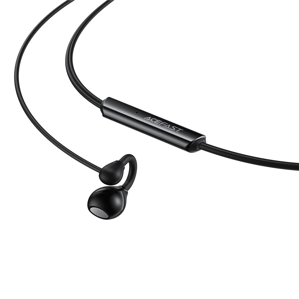 ACEFAST L16 USB-C Clip-On Wired Earphones Hi-Fi Earbuds with Mic 10mm Drivers - Black - 5