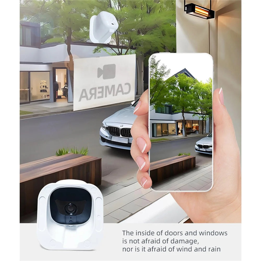 K7 WiFi Camera HD Mini 1080P Full Color Night Vision Two-Way Audio Wide Angle for Indoor Security - White - 6