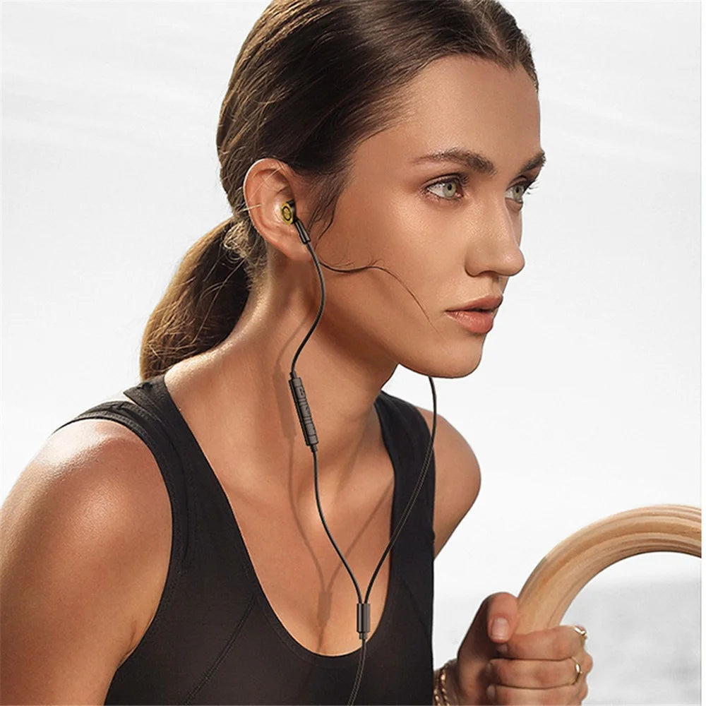 USAMS US-SJ482-EP-43 Type-C In-ear Metal Headsets Stereo Earphones, 1.2m - Black - 7